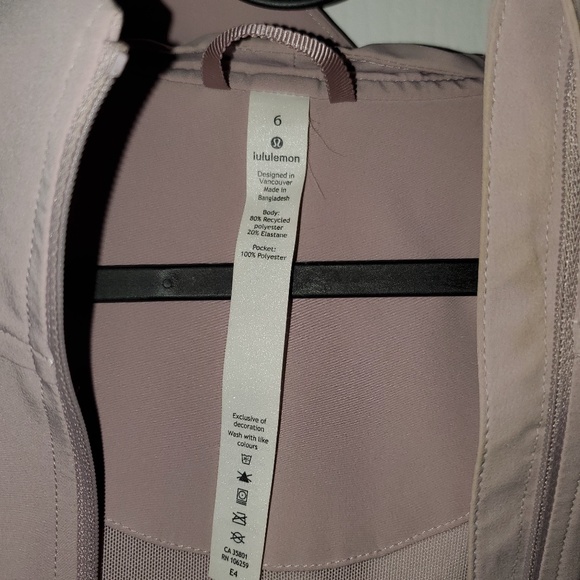 Lululemon Pack It Up Jacket Mauve Size 6 - Picture 4 of 4